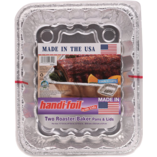 Handi-Foil Cook-n-Carry Cake Pans & Lids