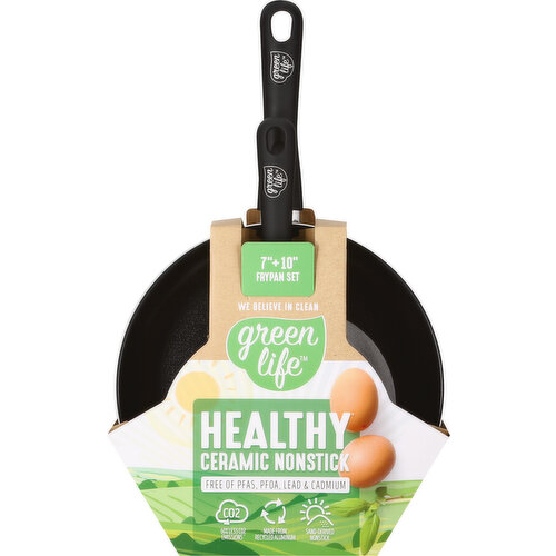 10 CERAMIC NONSTICK PFAS-FREE FRY PAN