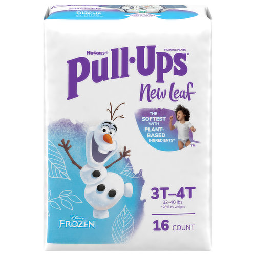 Pull-Ups New Leaf Training Pants, Disney Frozen, 3T-4T (32-40 lb)