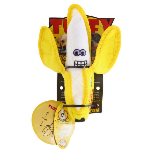 Tuffy Dog Toy, Banana