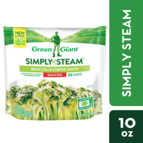 Green Giant Simply Steam Sauced Broccoli & Cheese Sauce