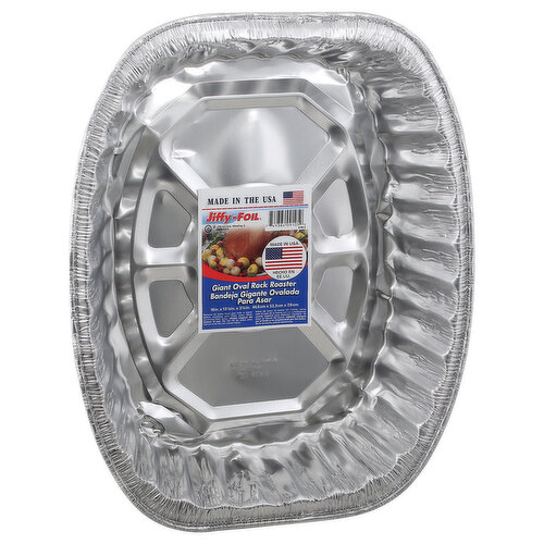 Jiffy-Foil Rack Roaster Pan, Giant Oval