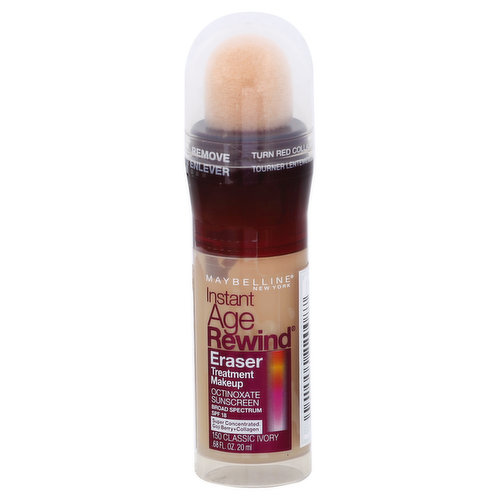 Maybelline Instant Age Rewind Eraser Treatment Makeup, 150, Broad Spectrum SPF 20