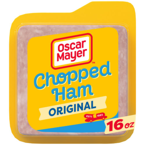 Craft the perfect sandwich with Oscar Mayer cold cuts. Oscar Mayer Chopped Ham & Water Product Sliced Lunch Meat is made with quality meat and packed with flavor. With a rich, smoked flavor, our fully cooked chopped ham lunch meat is ready to eat. Use Oscar Mayer sliced lunch meat to make a delicious sandwich or wrap. Also, our chopped ham slices make a great addition to salads, deli platters, or cheese and crackers. Keep our 16-ounce pack of chopped ham sandwich meat refrigerated in the resealable package to ensure freshness. If you enjoy our chopped ham, be sure to try the other varieties of Oscar Mayer ham lunch meat.