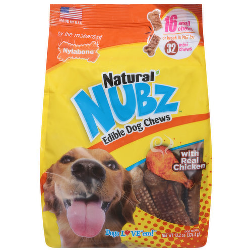 Nylabone Nubz Dog Treats, Natural
