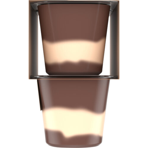 Snack Pack Chocolate Vanilla Flavored Pudding