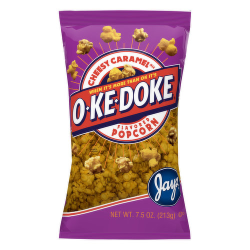 O Ke Doke Popcorn, Cheesy Caramel Mix Flavored