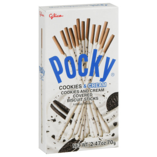 Pocky Biscuit Sticks, Cookies & Cream