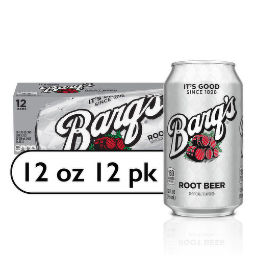 Barq's Root Beer Soda Soft Drink, 12 fl oz