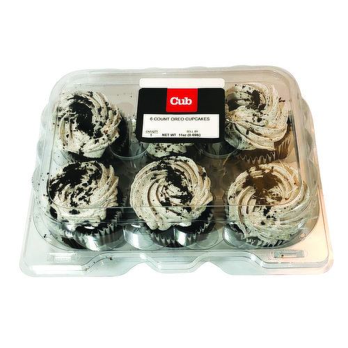 Cub Bakery Cookies and Cream Cupcakes