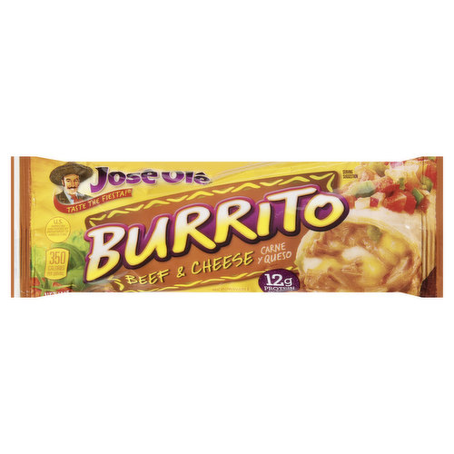 350 calories per serving. 12 g protein per serving. Taste the fiesta! Microwavable. U.S. inspected and passed by Department of Agriculture.