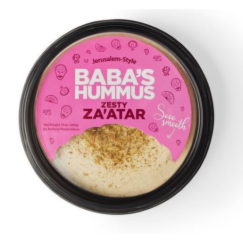 Baba's Zesty Za'atar Hummus