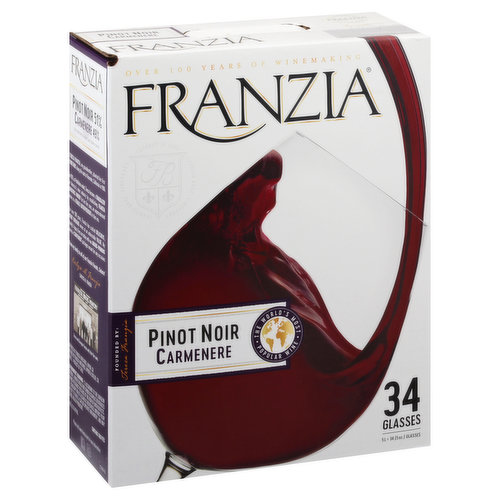 Franzia Pinot Noir, Carmenere