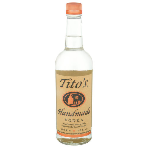Austin Texas. Unanimous double gold medal winner of the World Spirits Competition! Distilled 6 times. In the mid-90s, I drew a line down the middle of a piece of paper to define my passion. On one side, I listed the things I was good at, and on the other, the things loved to do. At the intersection of those two lists was making vodka. So I followed my passion and built my own distillery, the first functional legal distillery in the history of Texas. A few decades later, we're making vodka in the same place we started with the same attention to quality, still taking the heart of the run, "the nectar," to give you only the best. To us, handmade means we cook each batch until it's smooth and delicious just the way I like it. Critics have called our vodka "a homegrown symphonic spirit to applaud" and have said it "can go head to head with any of the world's greats." Thank you for choosing our vodka and enabling us to do what we love. Your purchase lets us give back to our communities to make them a better place. If you like it as much as we do, tell 20 of your closest friends! Enjoy! Tito.