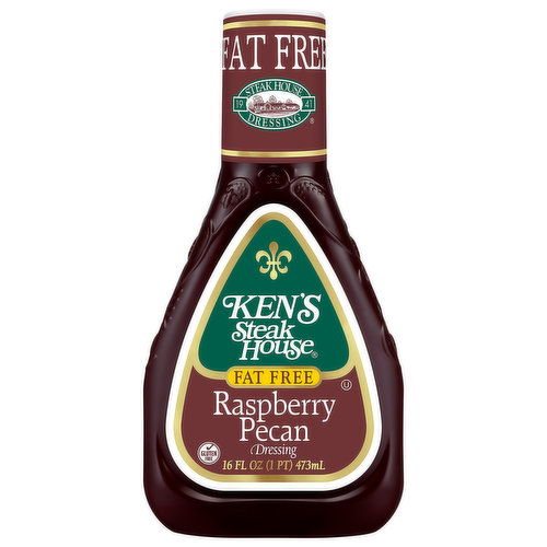 Ken's Steak House Dressing, Fat Free, Raspberry Pecan