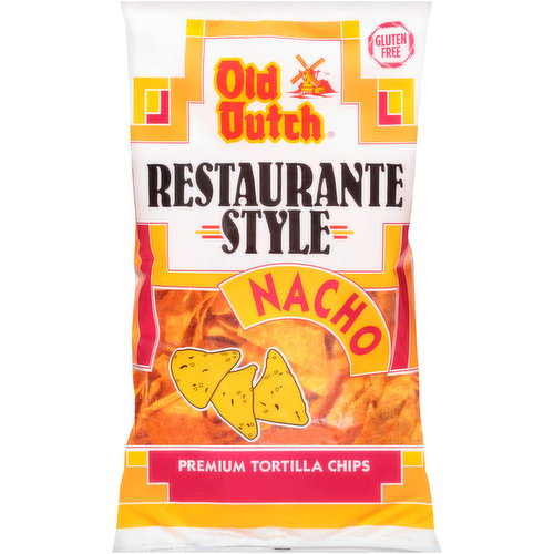 Old Dutch Restaurante Style Nacho Premium Tortilla Chips