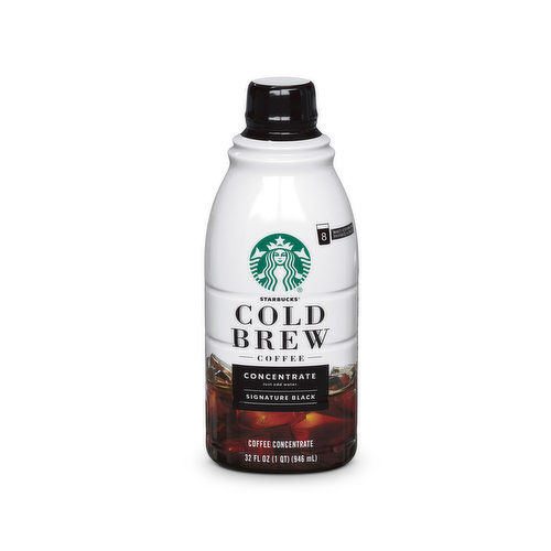 Starbucks Cold Brew Coffee, Signature Black Multi-Serve Concentrate
