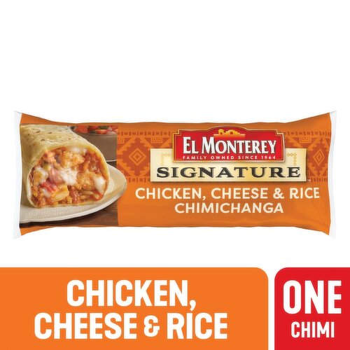 El Monterey Signature Chimichanga, Chicken, Cheese & Rice
