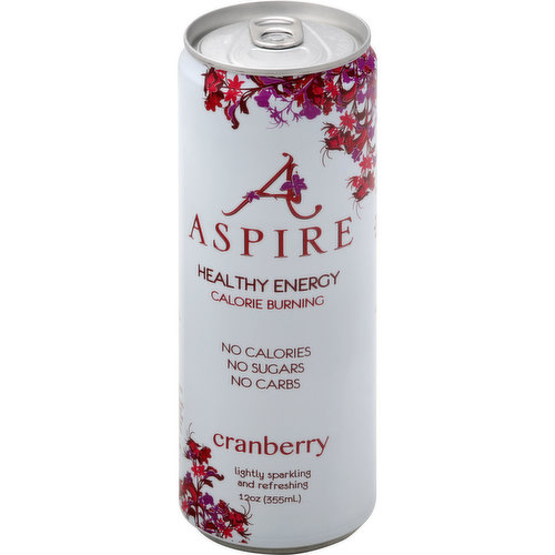 ASPIRE Energy Drink, Healthy, Cranberry