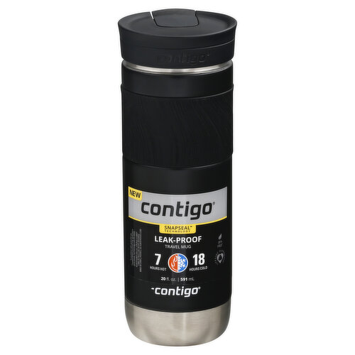 Contigo Travel Mug - Byron Snap Seal 20 oz (LICORICE)