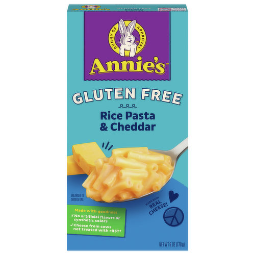 Annie's Rice Pasta & Cheddar, Gluten Free