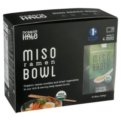 Ocean's Halo Miso Ramen Bowl, Organic
