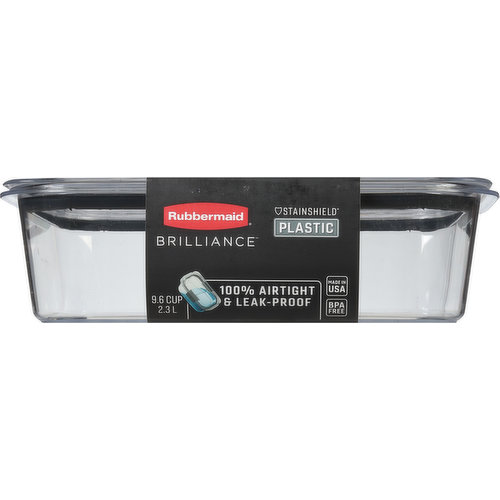 Rubbermaid Container Brilliance Large 9.6 Cups - Each