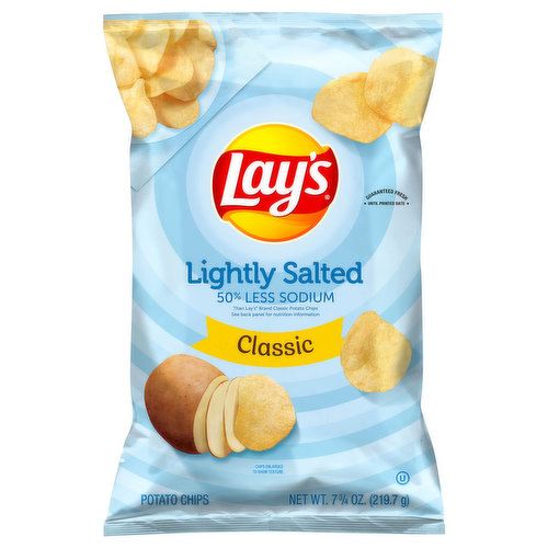 Lay's Potato Chips, Classic, Lightly Salted