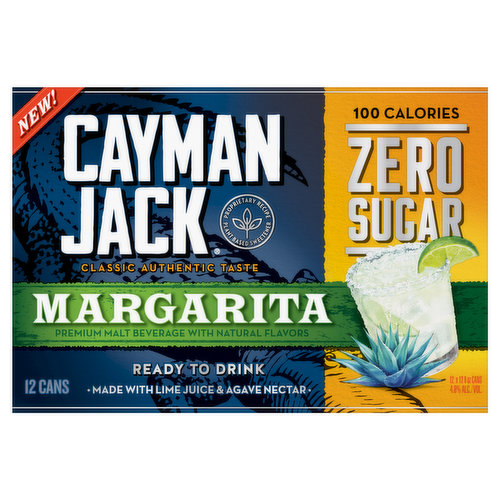 Cayman Jack Margarita, Zero Sugar