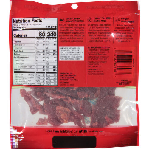 Jack Link's, Carne Seca Beef Jerky, Jalapeno 2.85 oz (Pack of 4) 