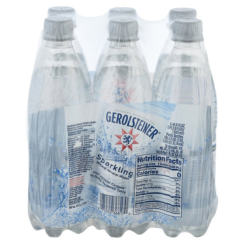 Gerolsteiner Natural Mineral Water, Sparkling