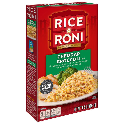 Rice-A-Roni Rice, Cheddar Broccoli Flavor