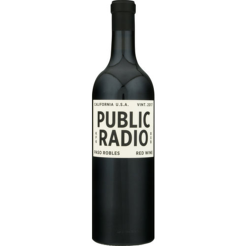 Grounded Wine Co Red Blend Public Radio Wine