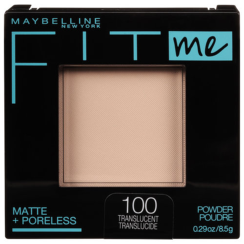 Fit me! Powder, Matte + Poreless, Translucent 100