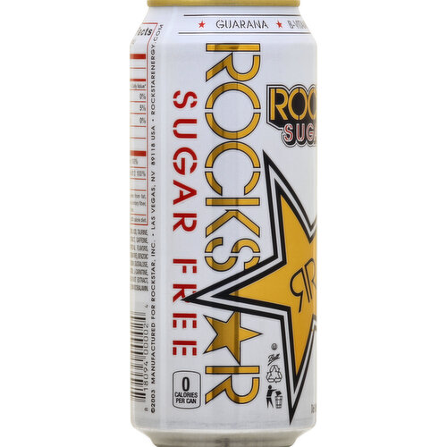 ROCKSTAR ENERGY 16OZROCKSTASF Sugar-Free Energy Drink, 16 oz Can