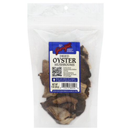 Giorgio Mushrooms, Oyster, Dried