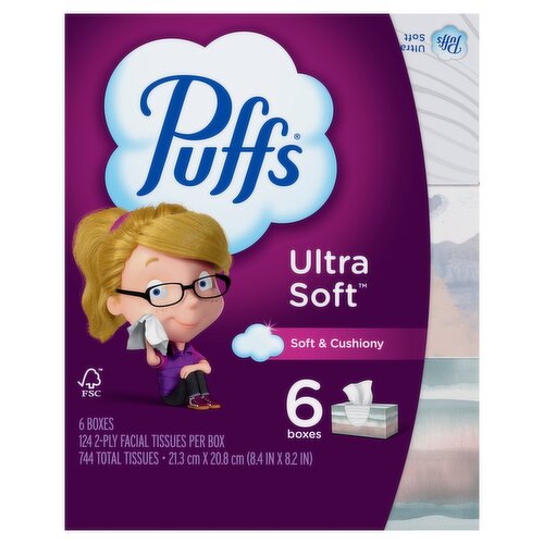 Puffs Ultra Soft Ultra Soft Facial Tissues