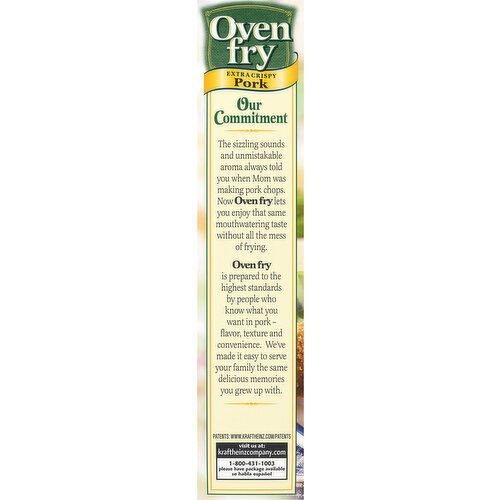 Oven Fry Seasoned Coating Mix, for Pork, Extra Crispy