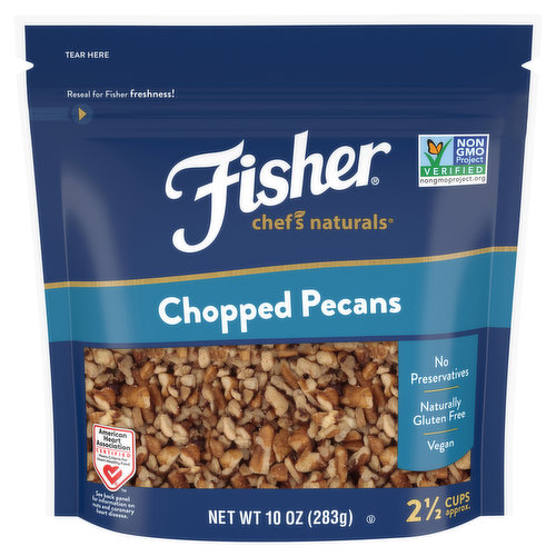 Fisher Chef's Naturals Chopped Pecans