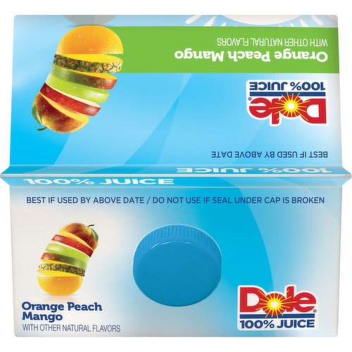 Dole orange hot sale peach mango juice