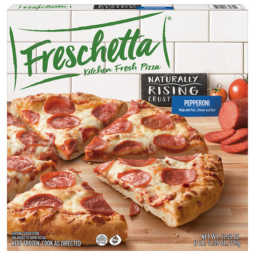 Freschetta Pizza, Naturally Rising Crust, Pepperoni