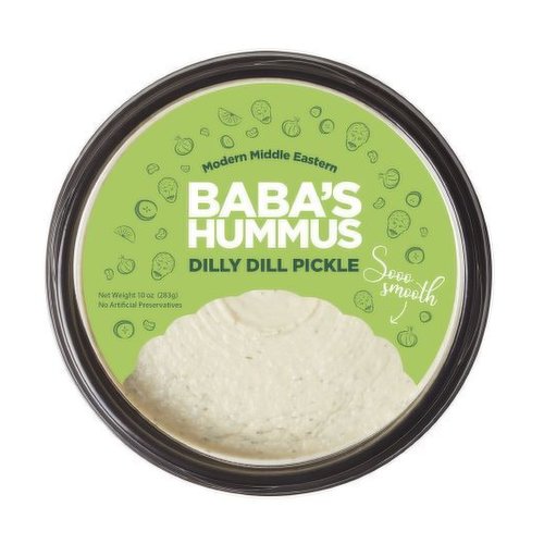 Baba's Dilly Dill Pickle Hummus
