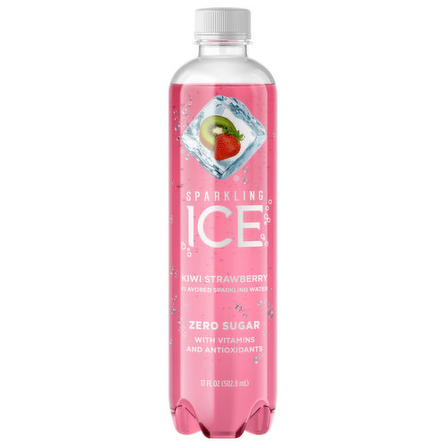 Sparkling Ice Sparkling Water, Zero Sugar, Kiwi Strawberry