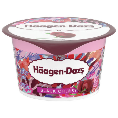 Haagen-Dazs Cultured Creme, Black Cherry