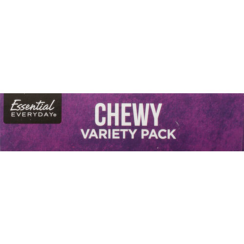 Essential Everyday Granola Bars, Chocolate Chip, Oatmeal Raisin, Peanut Butter Chocolate Chip, S'mores, Chewy, Variety Pack