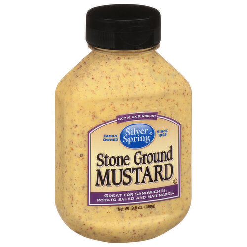 Silver Spring Mustard, Stone Ground, Complex & Robust