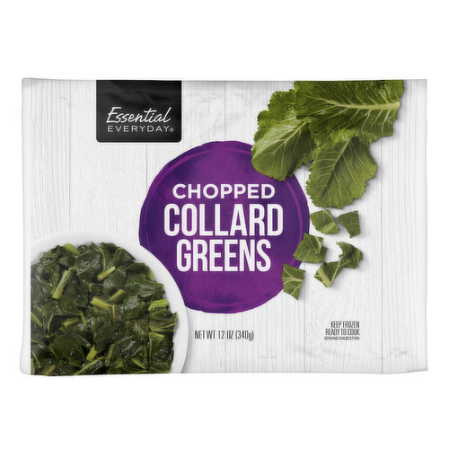 Essential Everyday Frozen Chopped Collard Greens