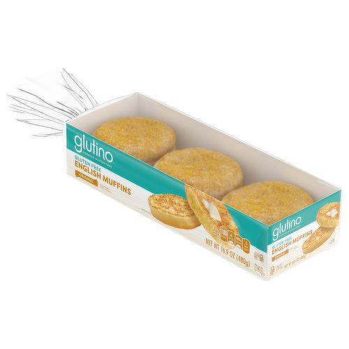 Glutino English Muffins, Gluten Free, Original