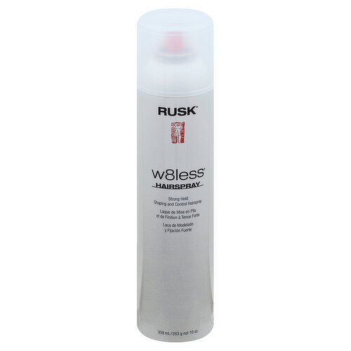 Rusk W8less Hairspray, Shaping and Control, Strong Hold