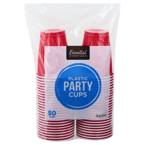 Bulk 50 Ct. Let's Party Disposable Plastic Cups